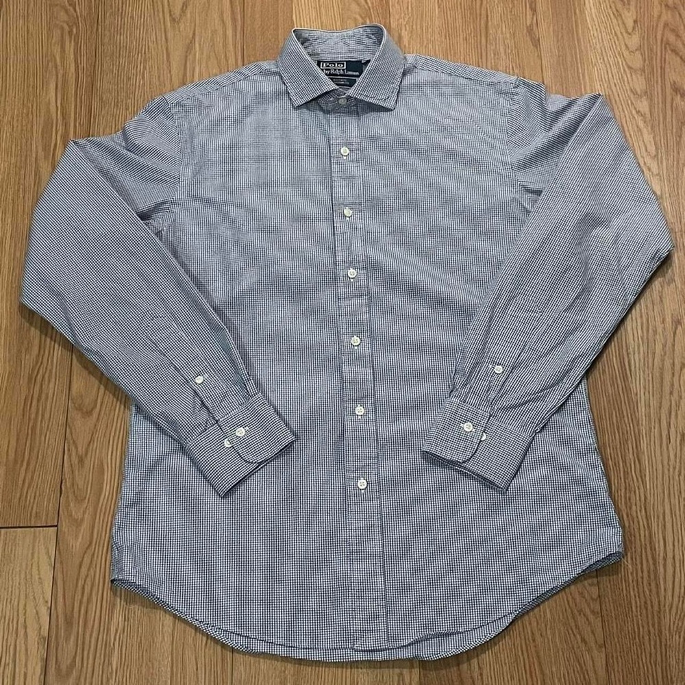 Polo Ralph Lauren Men’s 15.5x34/35 Long Sleeve Button Shirt Estate Custom Fit